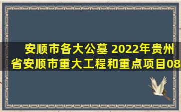 安顺市各大公墓 2022年贵州省安顺市重大工程和重点项目08
